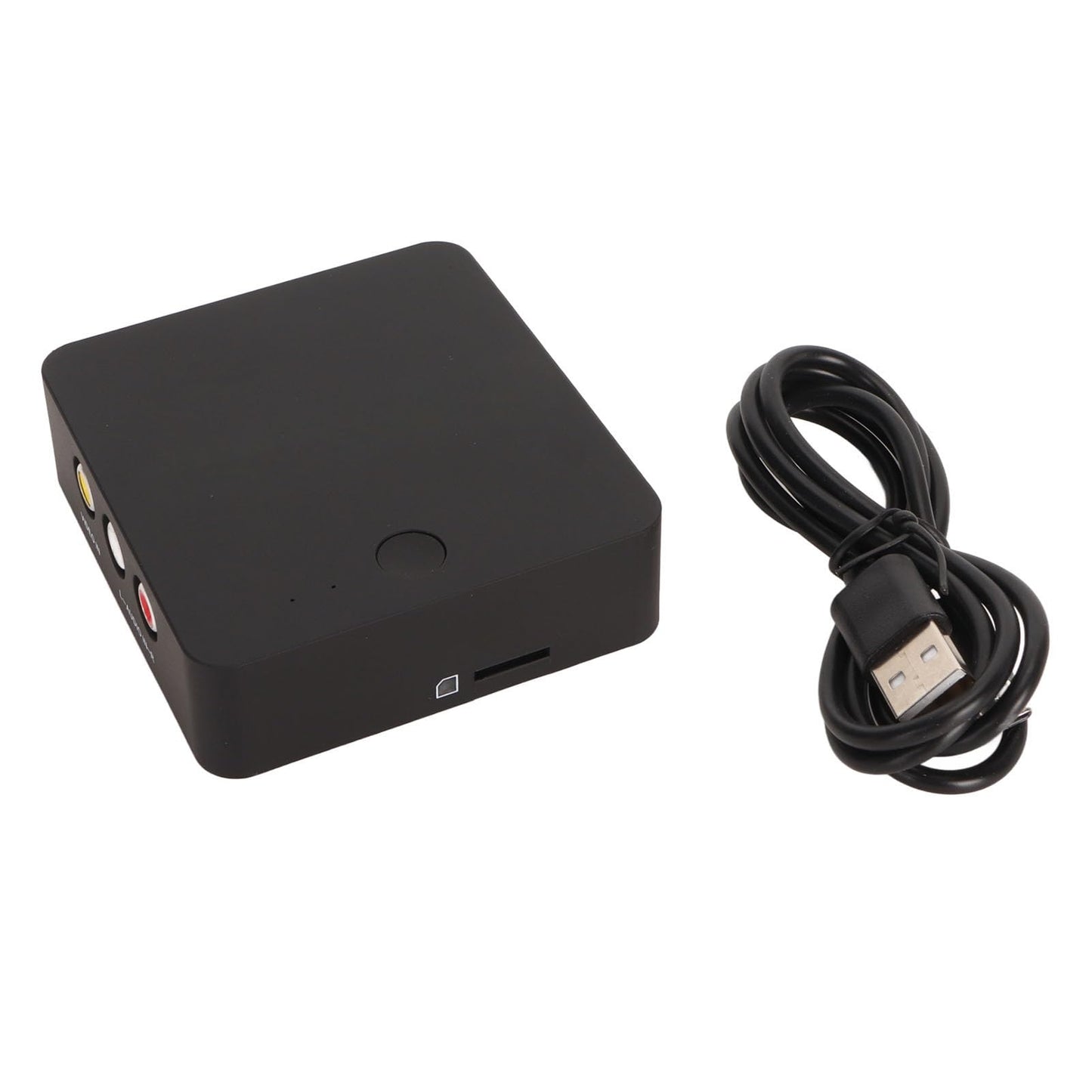 Grabadora AV VHS Hi8 VCR DVR DVD, Convierte Vídeo Analógico a Formato Digital con unClic, Comparte Archivos Directamente, Grabadora Convertidora de Vídeo Compuestoa MP4