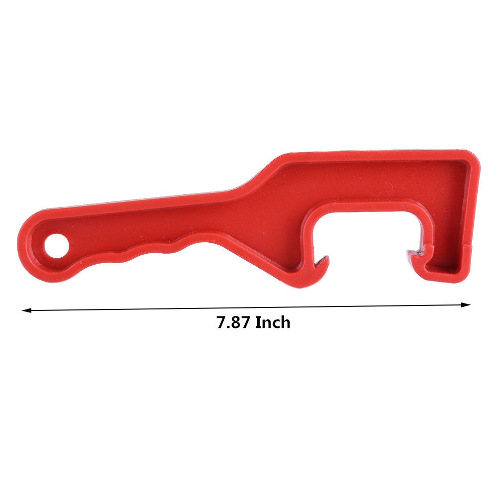 Abridor de Cucharones Apertura Manual Rojo Herramientas Plásticas