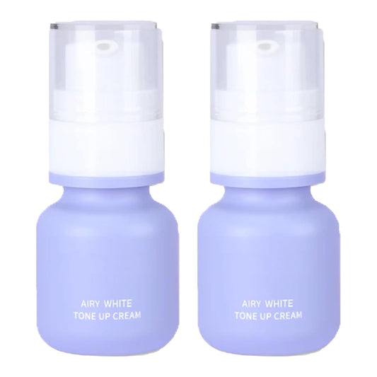 Crema Facial Blanqueadora Airy White, Reparadora Antiarrugas, Aclara la Piel y Disminuye Líneas de Expresión, ¡Lucirás Radiante! (2 unidades)