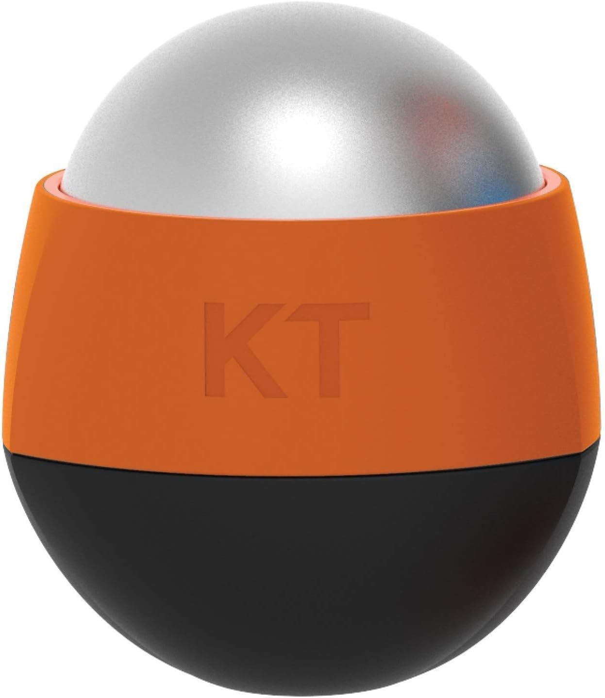 KT Health, Bola de Masaje terapéutica de Hielo/Calor para aliviar el Dolor Muscular y el estrés, Negro/Naranja