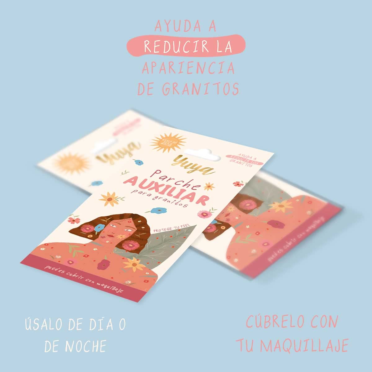 Yuya - Parche granitos 36 pzas + Calma todo bien + Agua Micelar