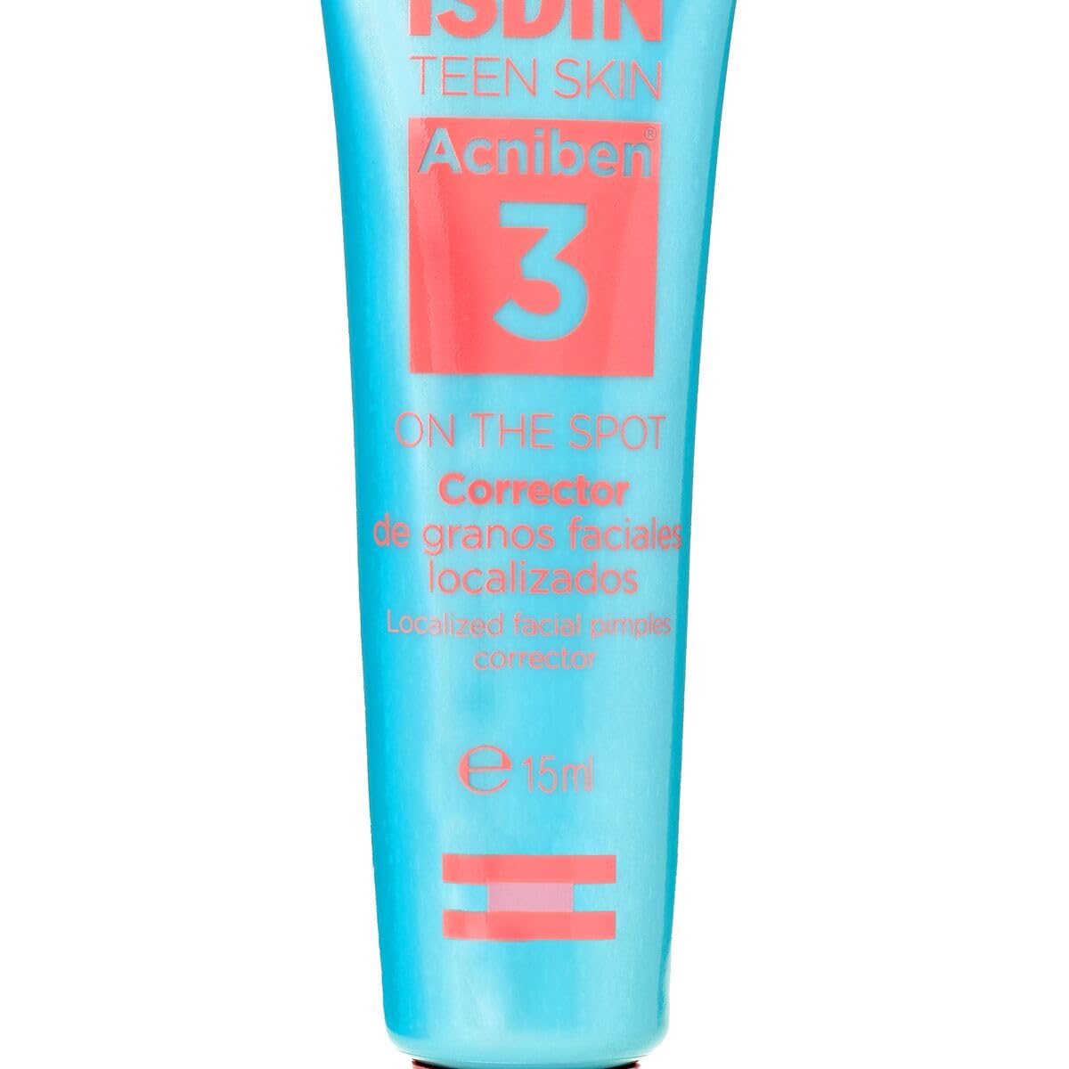 ISDIN Teen Skin Acniben Corrector de Granos Faciales - 15 ml, 1, 1 unidad, 1