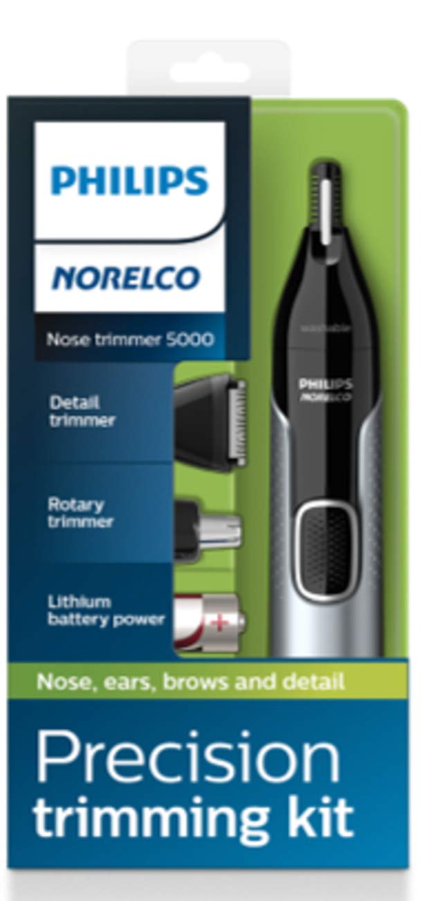 Philips Norelco Nose Trimmer 5000 For Nose, Ears and Eyebrows NT5600/42