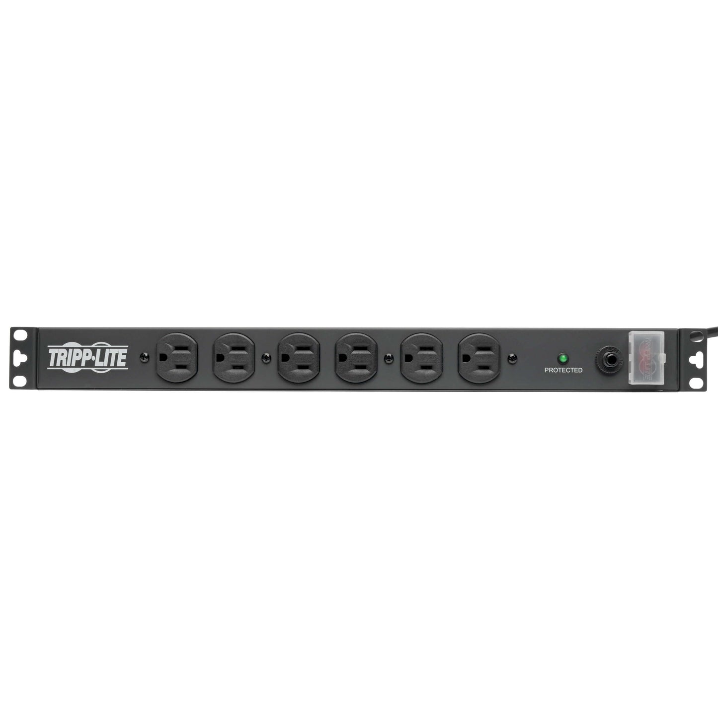 PDU de 14 Tomacorrientes Tripp Lite Negro con Supresor de Picos y Cable de 15ft para Rackmount de Nivel de Red