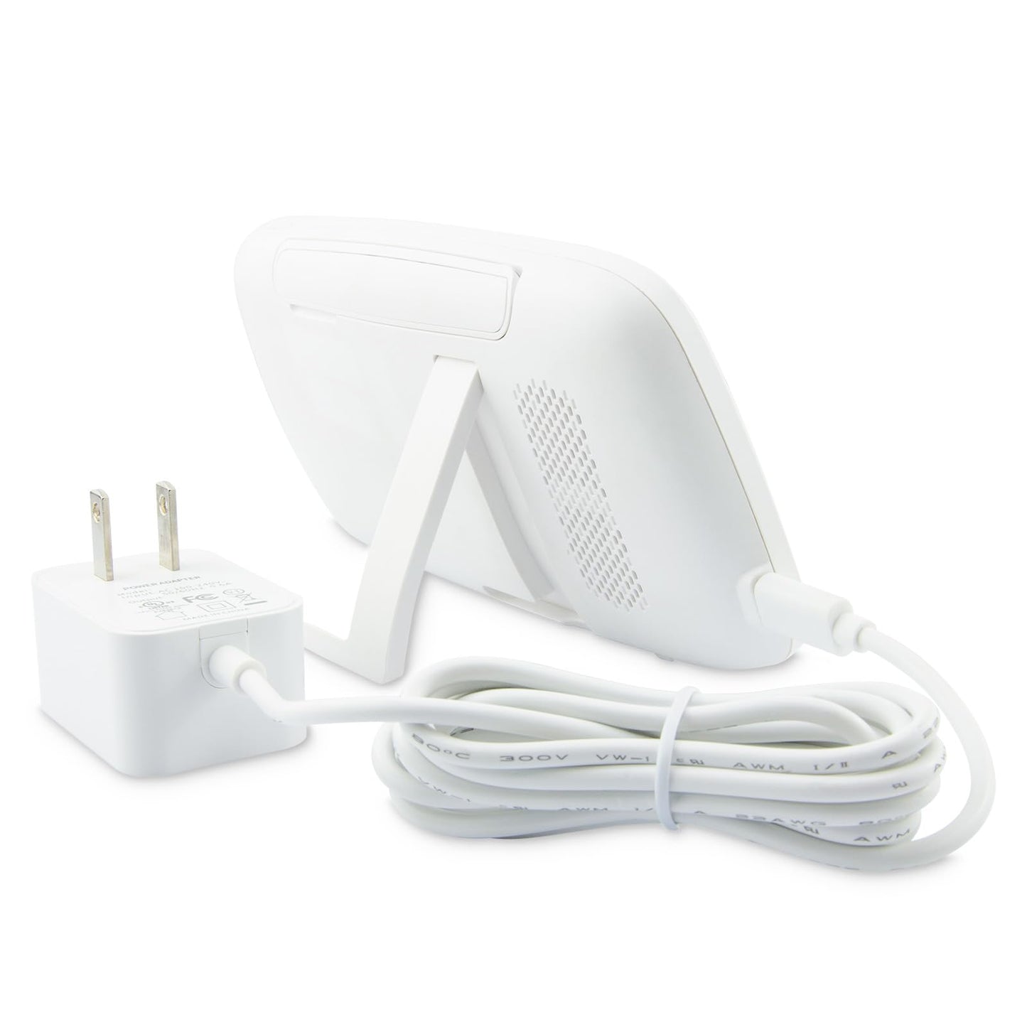 LEFXMOPHY - Cargador para monitor de bebé, visualización de mano, 5 V, cable de alimentación UL con cable blanco de 5 pies (no para cámara)