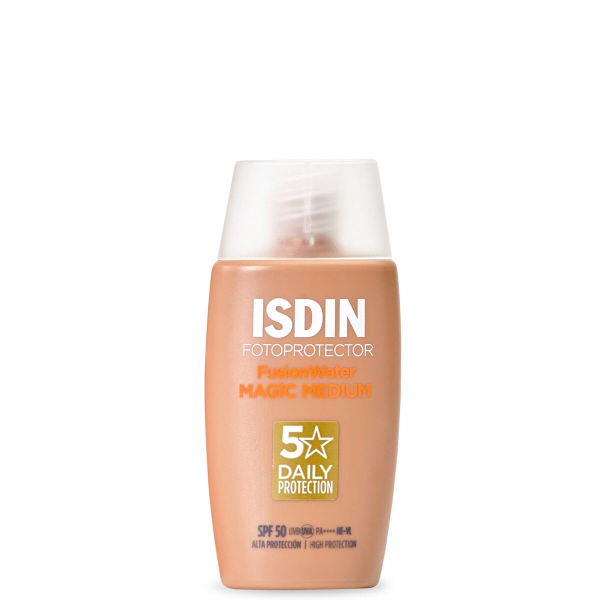 ISDIN Fotoprotector Fusion Water Magic Medium COLOR SPF 50 | Piel Radiante y Protegida