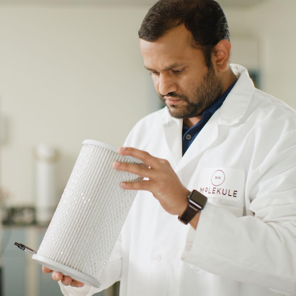 Molekule - Filtro PECO con carbón activado para purificador Air Pro, auténtico filtro de aire de alta eficiencia Molekule para purificación de revestimiento múltiple - Ayuda a quitar alérgenos y