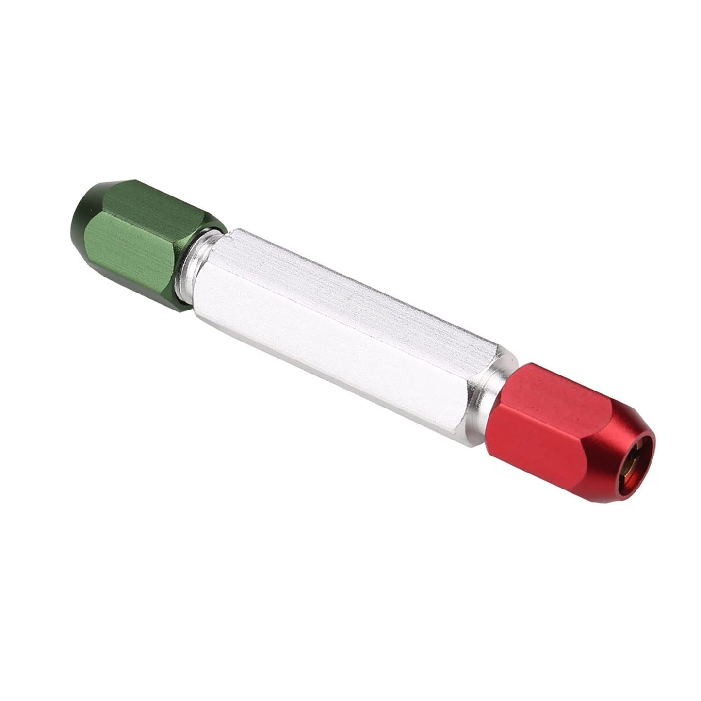 Manija de Calibre de Enchufe, Manija de Calibre de Pasador, Manija de Calibre de Pasador Aleación de Aluminio Extremo Doble Manija de Calibre Go No Go Rango Verde Rojo 0,3 a 16