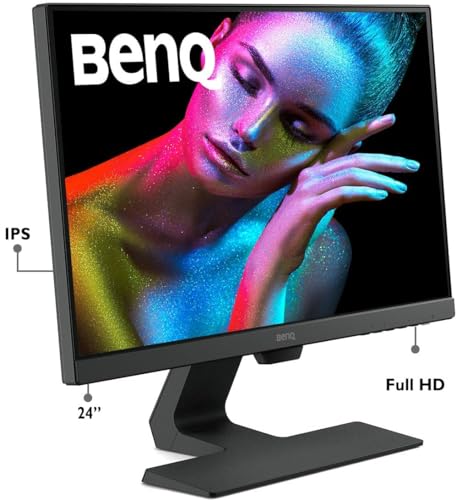 BenQ GW2480 Monitor LED, Eye-Care Tech, FHD 1080p, HDMI, Negro, 24 pulgadas
