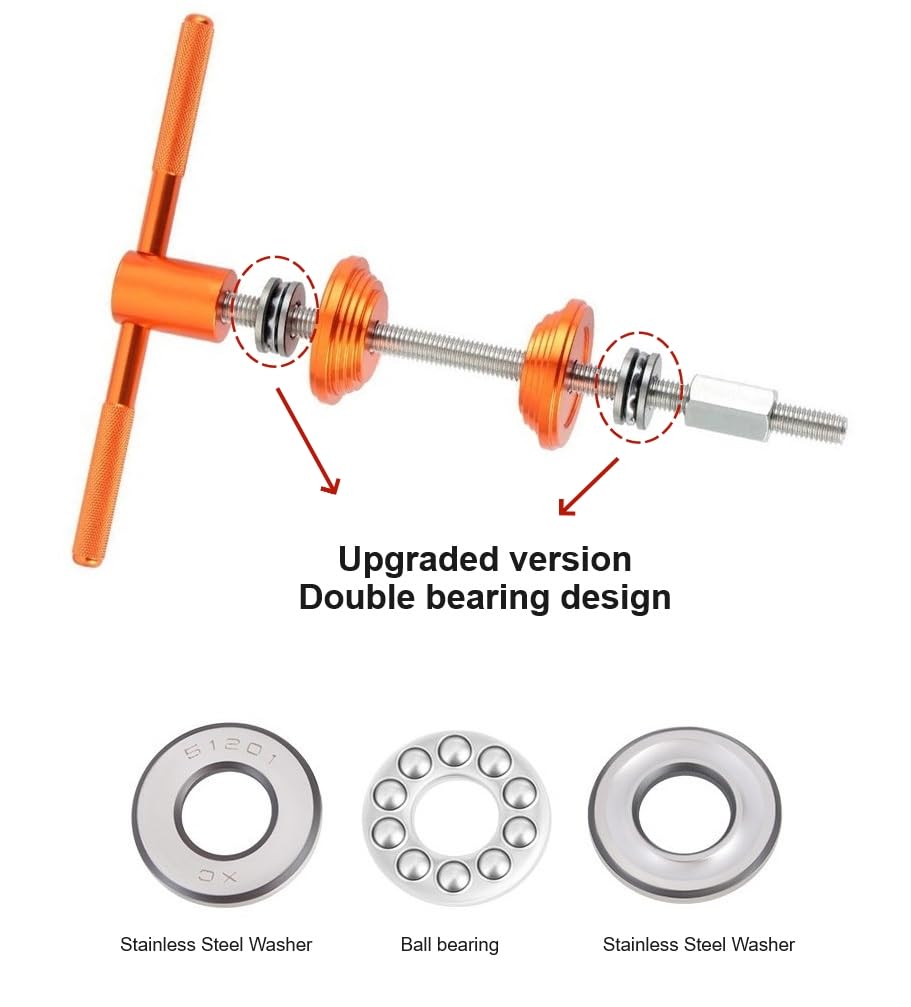 Herramienta de Prensa Enajucy Naranja para Auriculares de Bicicleta