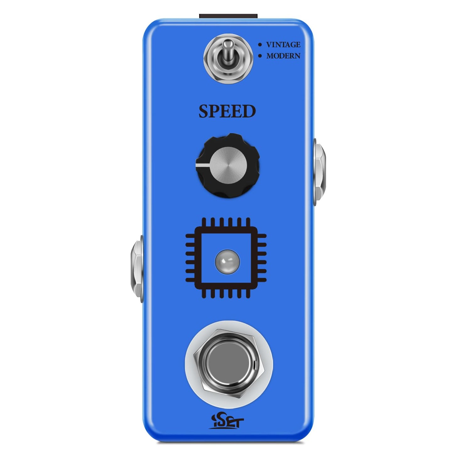 ISET Pedal de guitarra analógica Phaser para bajo de guitarra eléctrica True Bypass