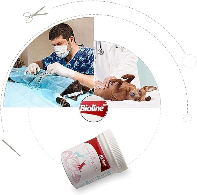 Pet Styptic Powder, 14g Anti-inflammatory and Anti-Bacterial Analgesic Powder for Cats and Dogs, Pet Medical Supplies, Styptic Powder for Traumatic Dogs, Styptic Powder for Dogs Nails