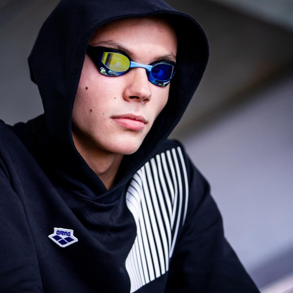 ARENA - anteojos de natación Unisex para Hombres y Mujeres, con núcleo Cobra, antivaho, Lentes de policarbonato, Color Aguamarina/Negro