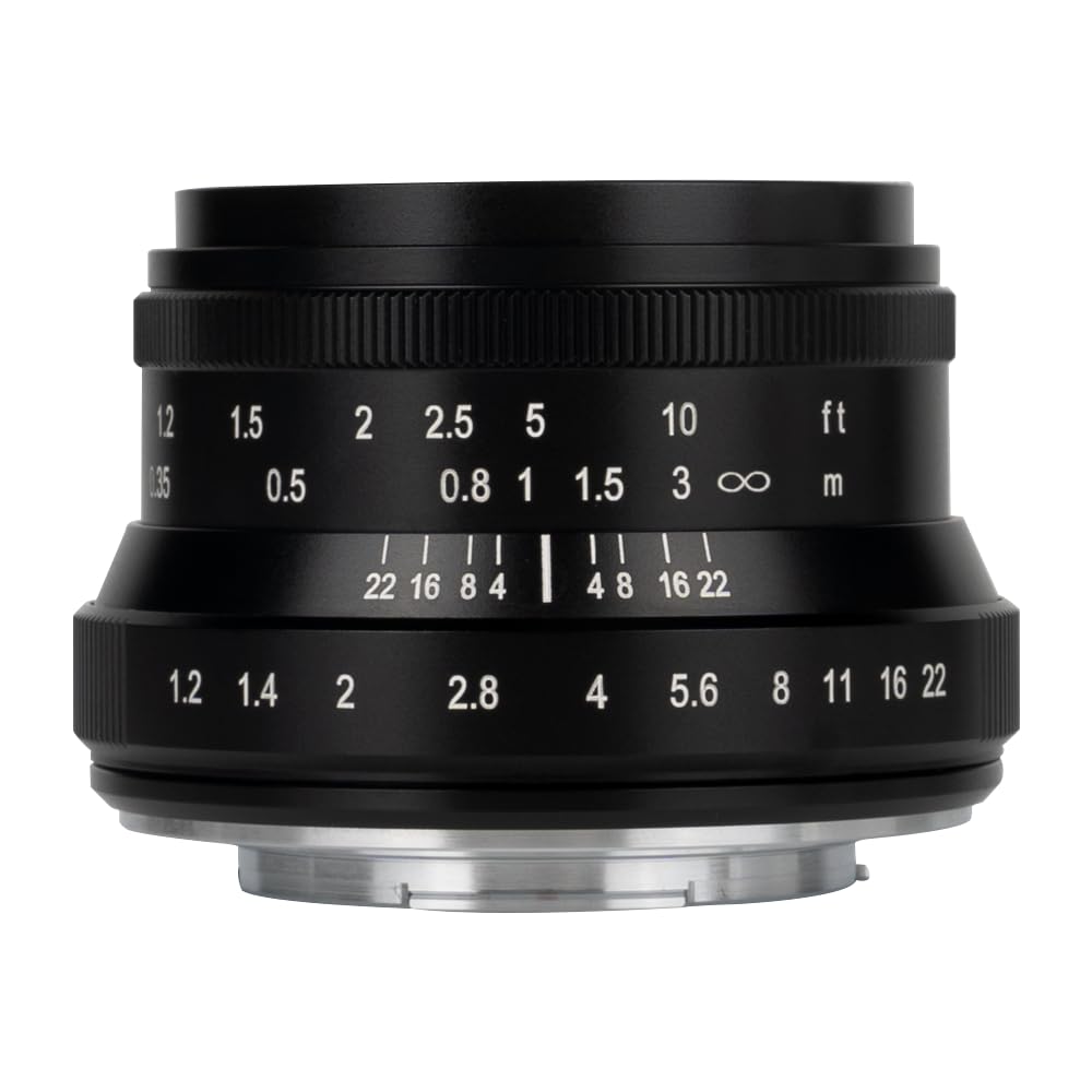 Lente de Retrato APS-C 35mm F1.2 II 7artisans Enfoque Manual para Montura FX Fujifilm X-Cámara
