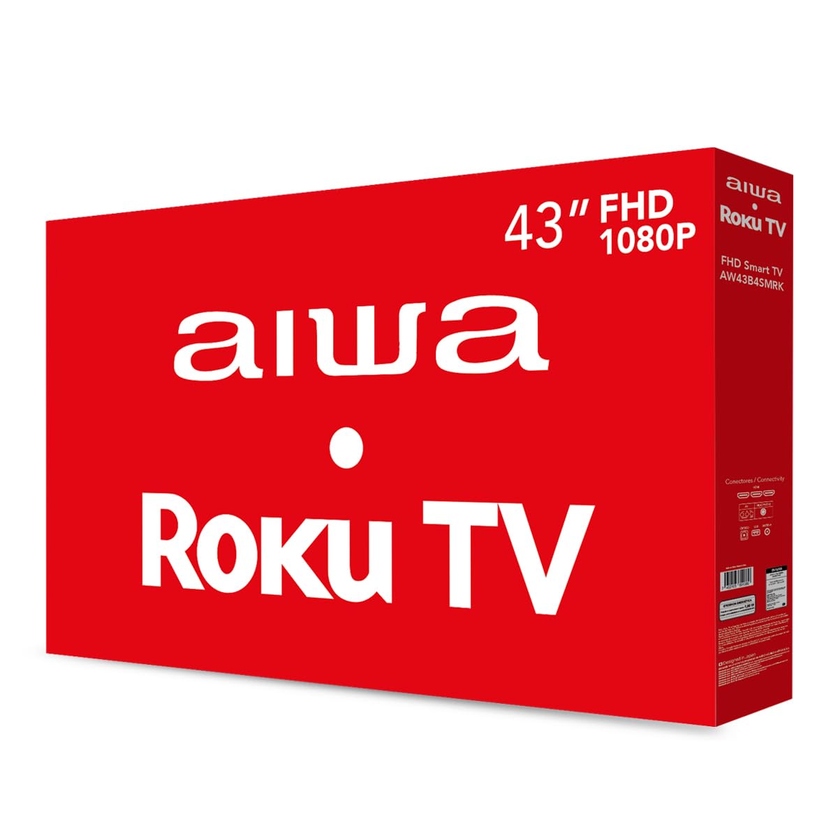 AIWA Televisión Pantalla 43 Pulgadas Roku TV FHD AW43B4SMRK