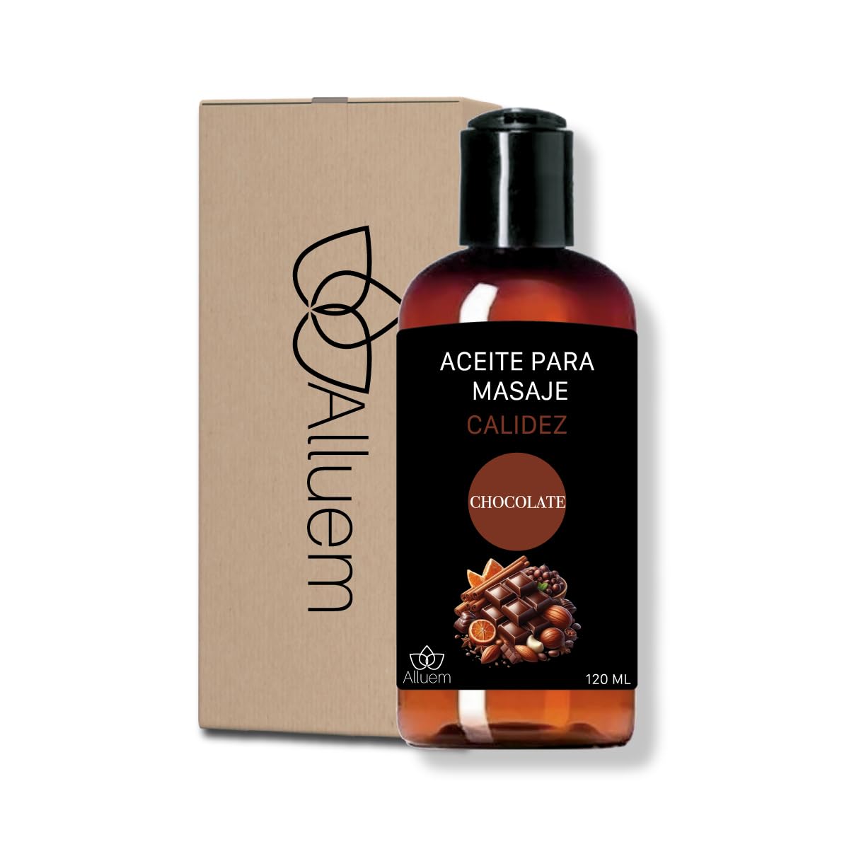 Aceite para Masajes Relajante Chocolate e Hidratante