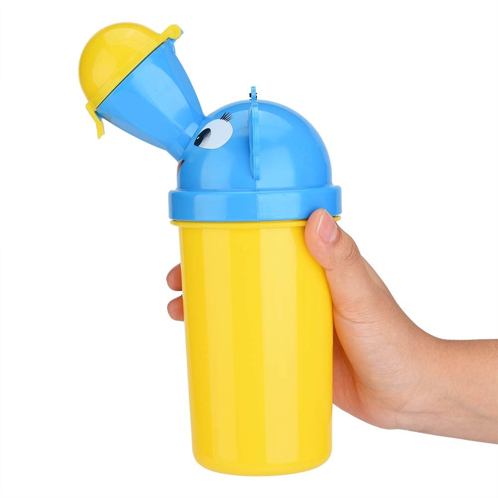 Orinal Portátil para Bebés Amarillo de Emergencia para Viajes y Cámping