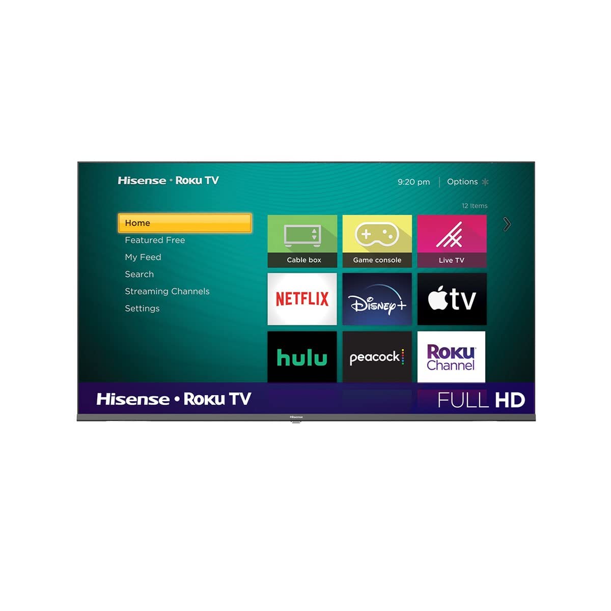 Hisense Television de 43" 1080p Full HD Smart TV Funciona con Alexa y Google Assistant + Soporte de Pared (Sin Bases) 43H4030F3 (Reacondicionado)