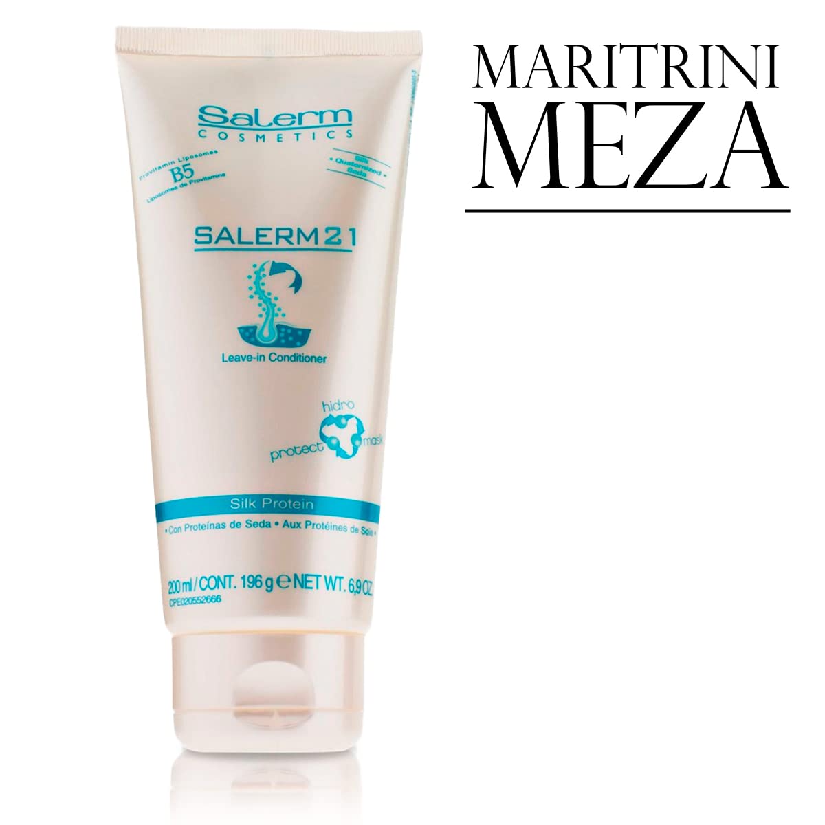 Salerm Mascarilla Salerm 21 de 200 ml Leave in Conditioner Silk Protein - Incluye Regalo - Maritrini Meza