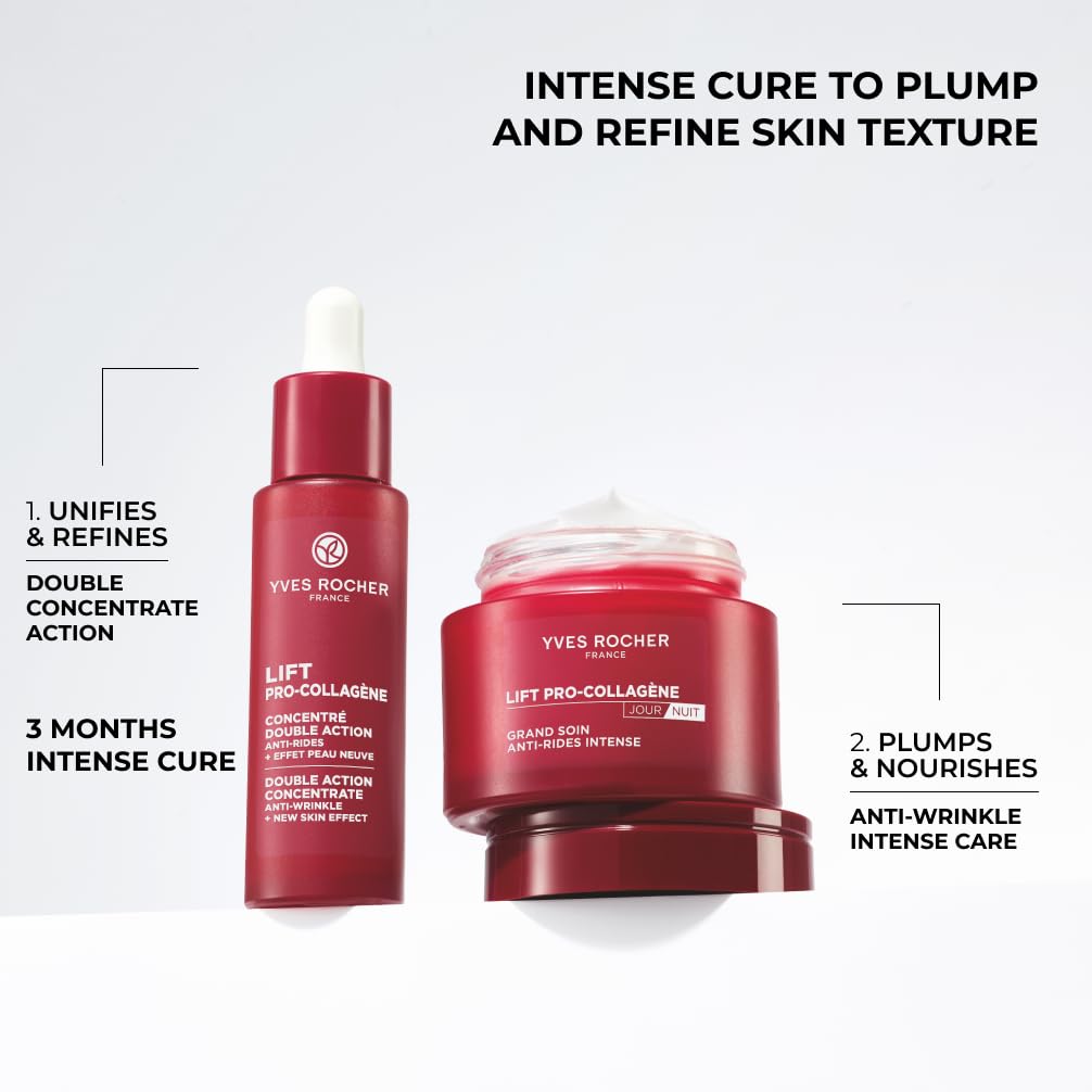 Yves Rocher Crema Intensiva Dia/noche Rellenadora De Arrugas Lift Pro-Collagène 75 ml