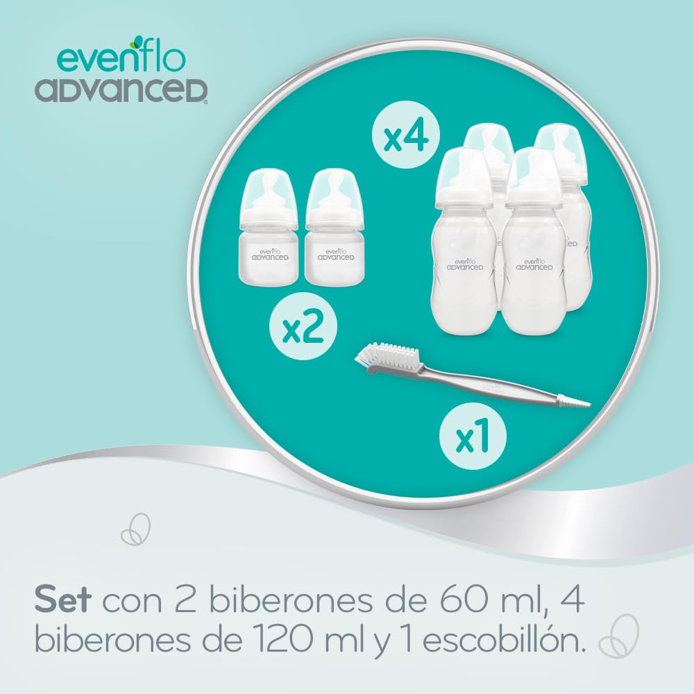 Set Ortodóntica 6 biberones + escobillón