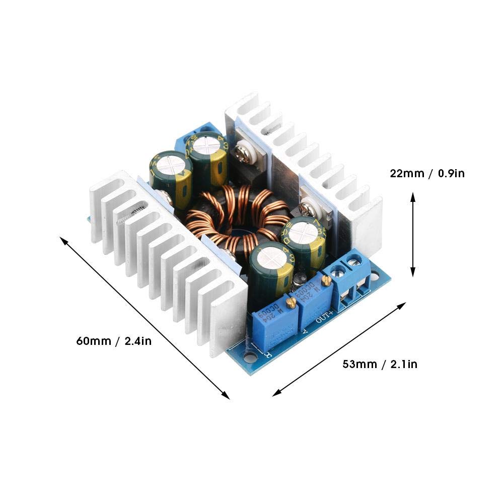 Módulo de Fuente de Alimentación Walfront Azul 5-30V a 1.25-30V Step Up Down Convertidor Regulador de Voltaje