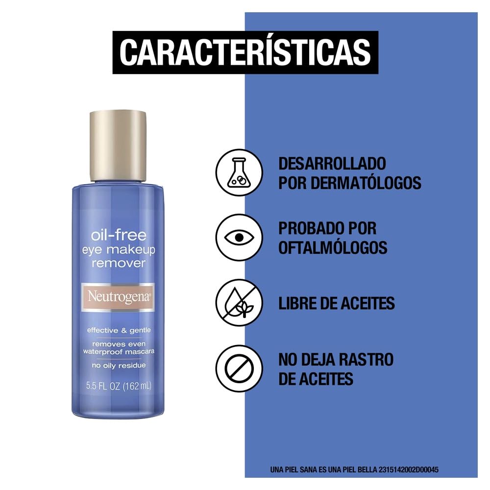 Desmaquillante Bifasico Neutrogena Oil Free 162 ml