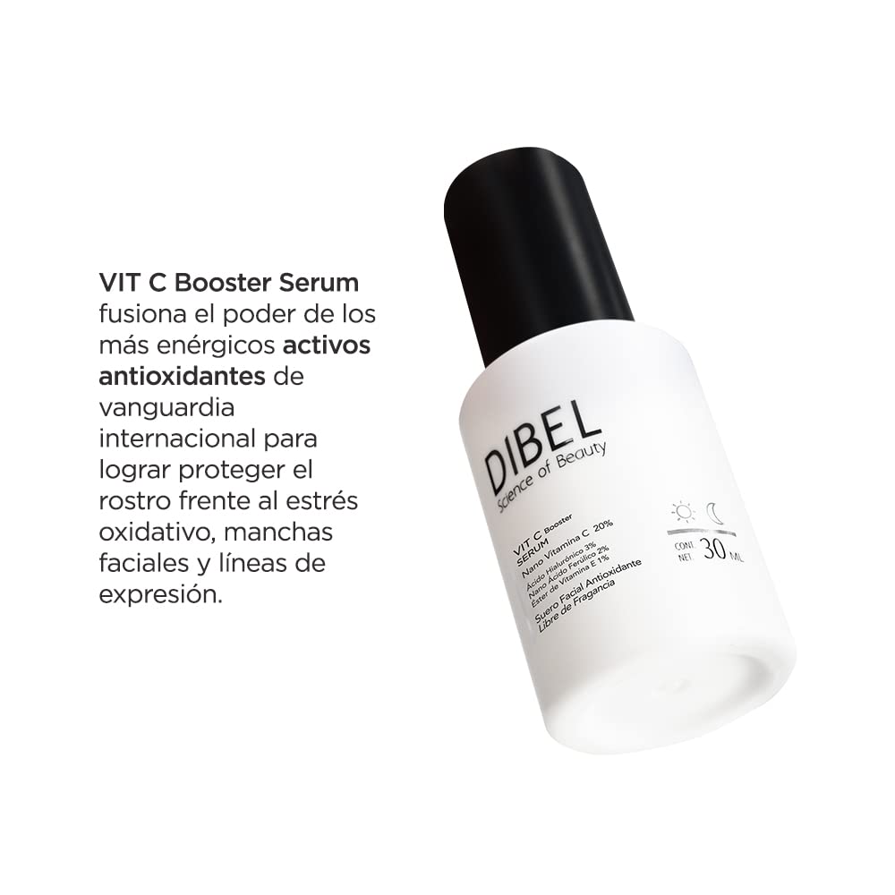 Reve Dermatologique | Dibel VIT C Booster Serum – Suero Facial Antioxidante – Vitamina C – Mititga la aparicion de arrugas – 30 ml