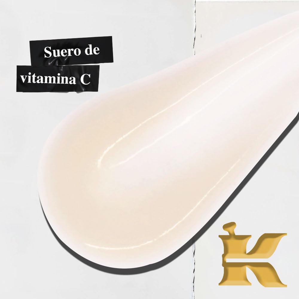 Kiehl's Powerful Serum, Suero de Rostro, Reductor de Líneas de Expresión, Aumenta Luminosidad y Firmeza, Suaviza y Rellena la Piel, con 12.5% de Vitamina C y Ácido Hialurónico, 75 ml