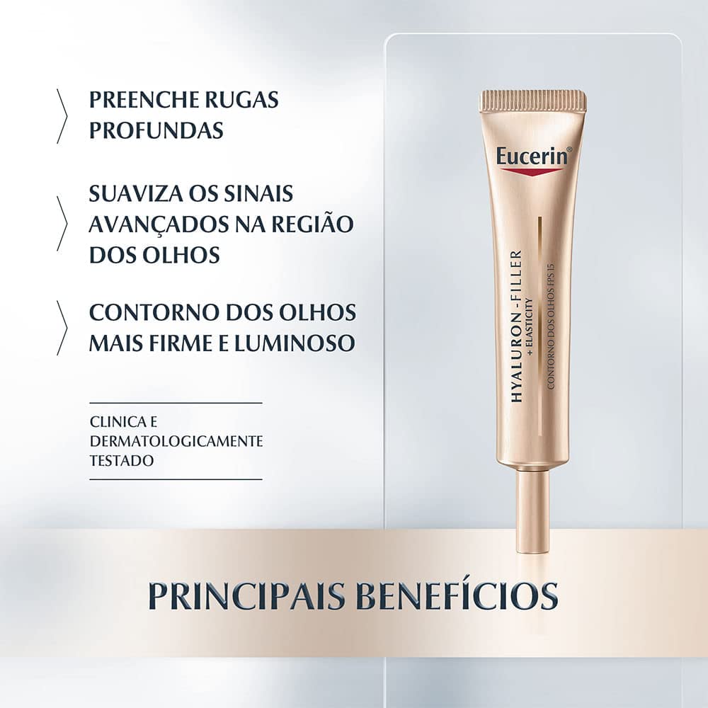 Serum Elasticity Hyalluron Filler Eucerin + Contorno de Ojos FPS 15 Hyaluron Filler Elasticity