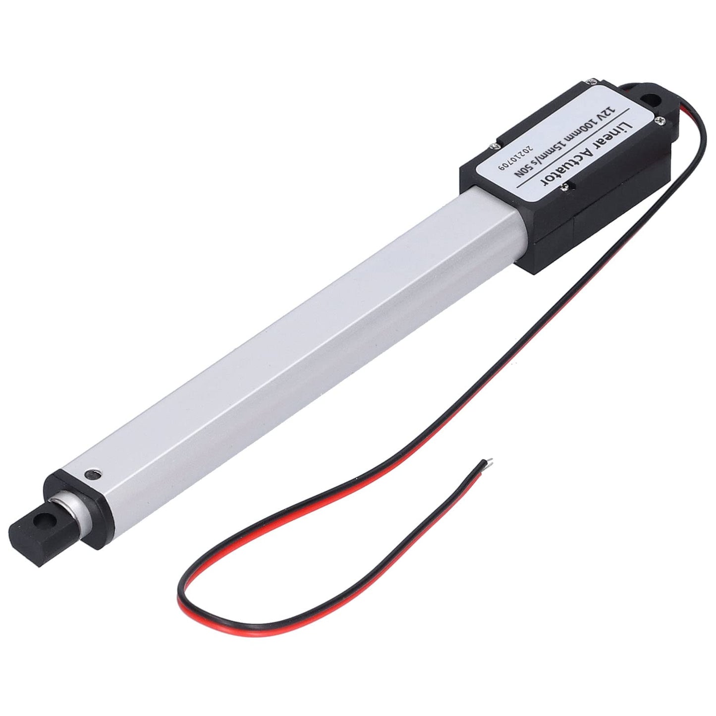 Actuador Lineal Eléctrico de Alta Velocidad, Carrera 100 Mm, 12 V CC, Negro, para Maquinaria Industrial y Agrícola