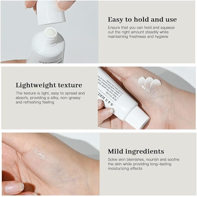 Zyjaocve 345 Korean Soothing Face Cream Set for Intensive Repair and Relief - 100% Effective Barrier Repair Moisturizer - 50ml (3PC)
