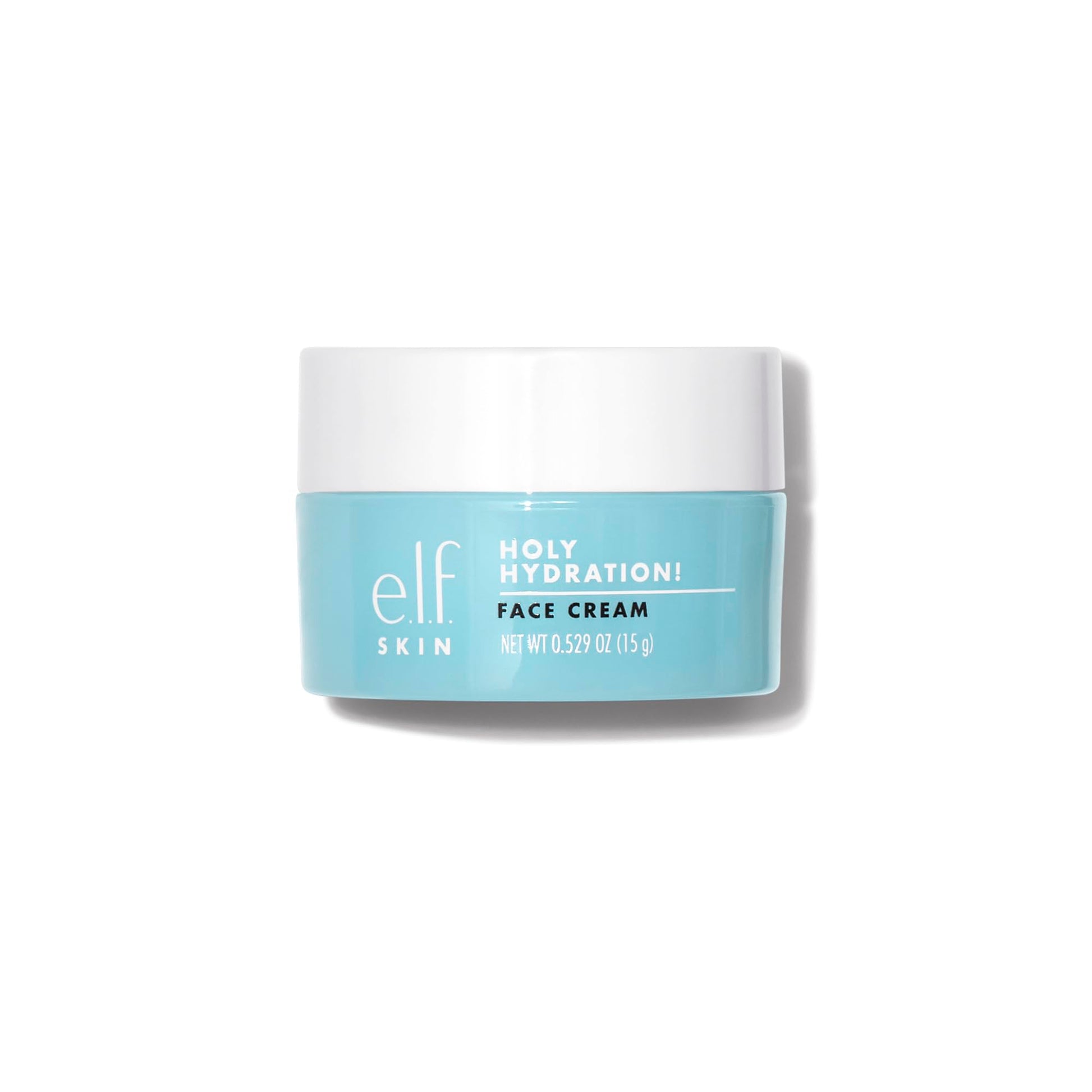 e.l.f. SKIN Mini Holy Hydration! Face Cream, Lightweight, Hydrating Face Cream For Supple Skin, Formulated With Hyaluronic Acid & Niacinamide, 15g