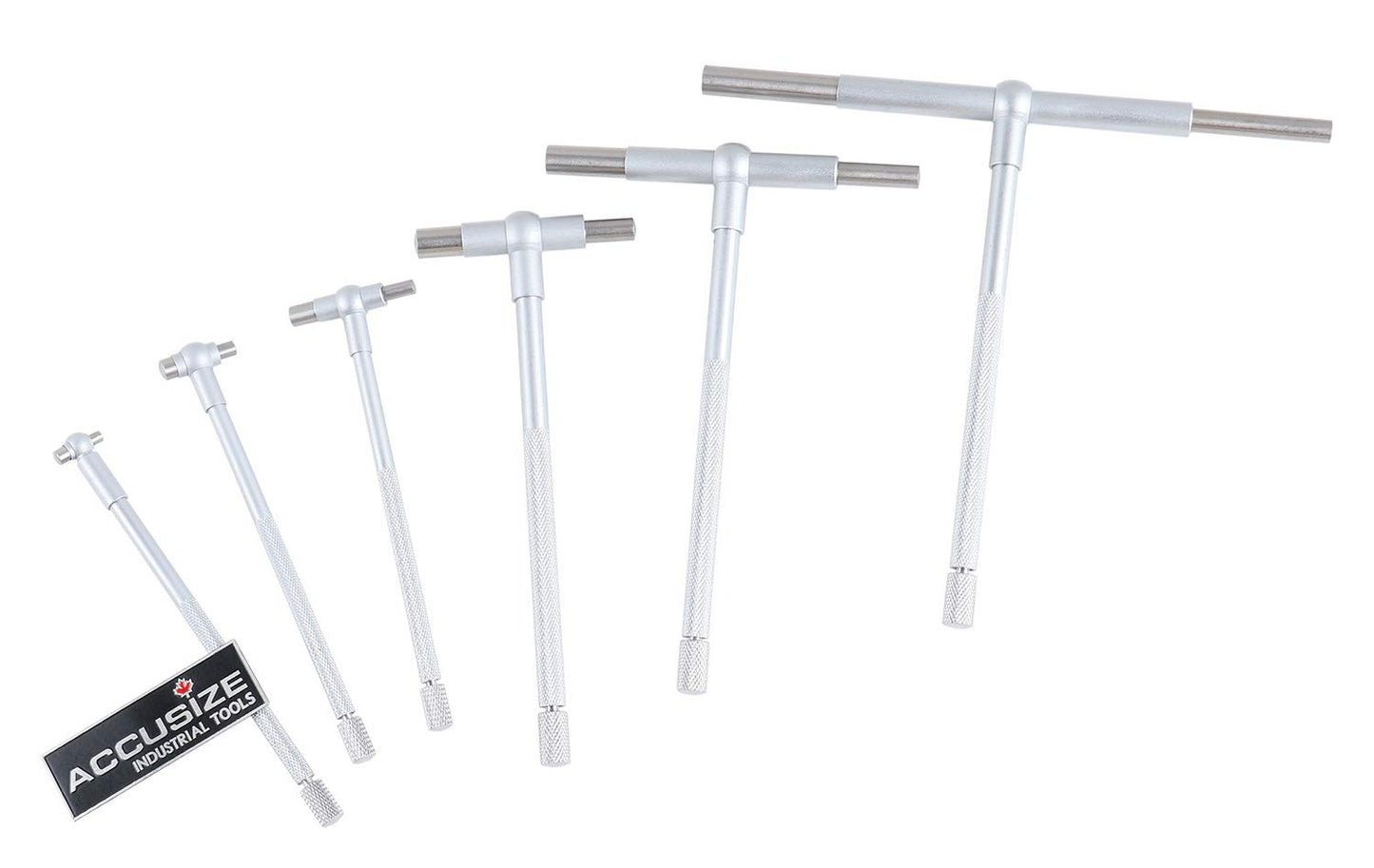 Accusize Industrial Tools Premium 3602-5018 - Juego de calibradores telescópicos de 5/16 pulgadas - 6 pulgadas, 6 ps/set