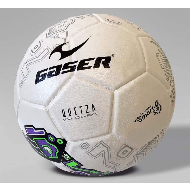 Gaser Balon de Futbol Soccer Laminado Medidas Oficial No.5 Quetza (Verde)