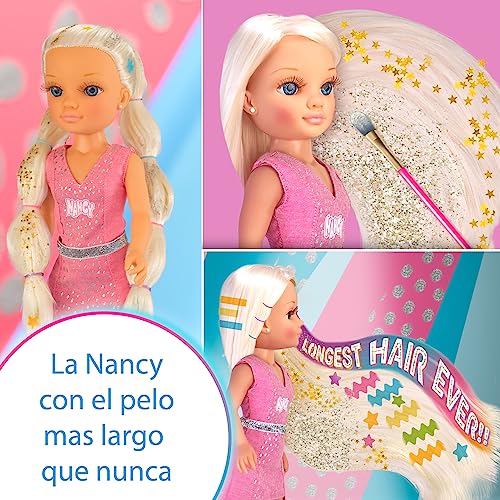 Muñeca Nancy pelo súper largo Famosa pupurina y mechas