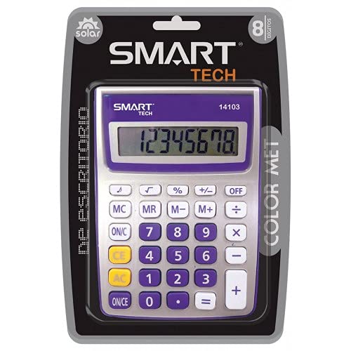 Calculadora Smartech Metálica 8D Escritorio