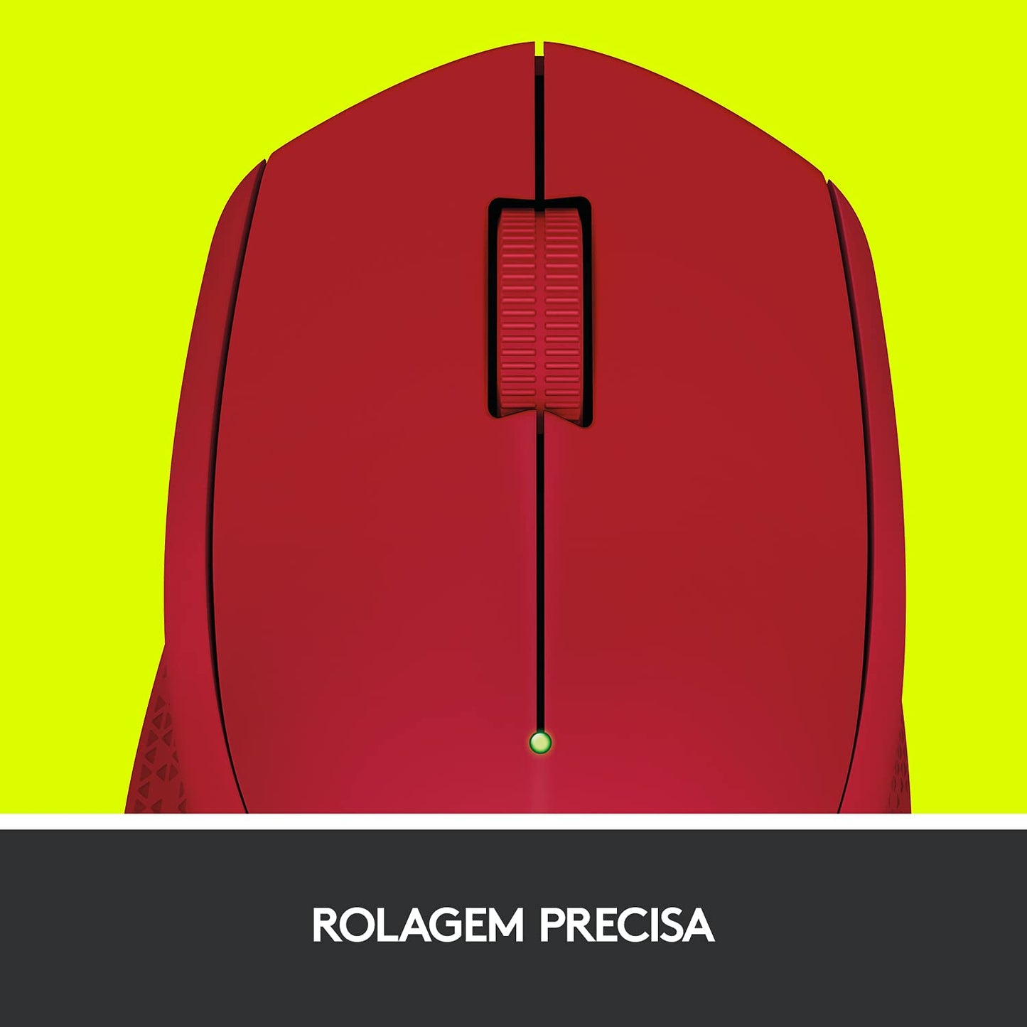 Logitech M280 Mouse Inalámbrico, 2.4 GHz, Nano Receptor USB, Seguimiento Óptico, Resolución 1000 dpi, 3 botones, Batería de 18 Meses, Compatible con PC, Mac, Laptop, Chromebook - Rojo