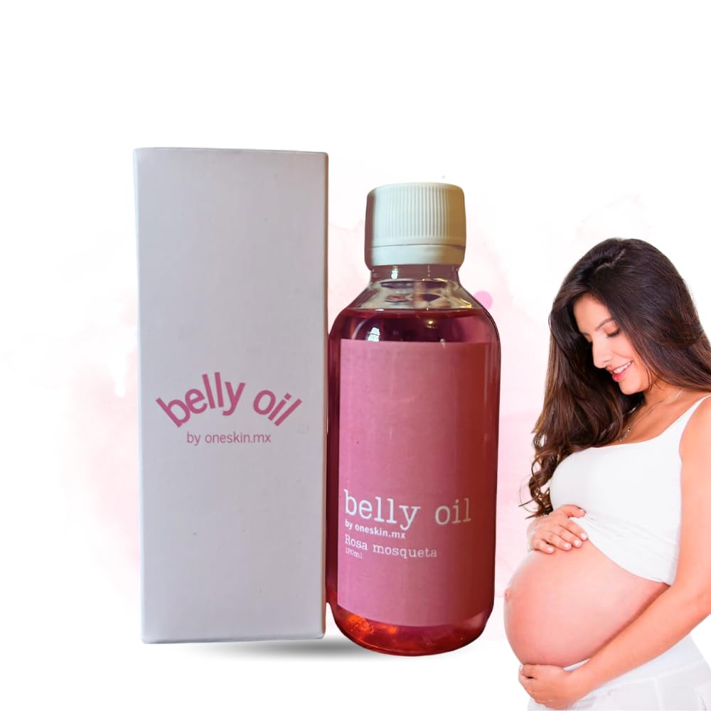 belly oil by oneskin | Aceite Rosa Mosqueta Antiestrías | Aceite para Prevenir y Atenuar las Estrías tras el embarazo | 120ml.