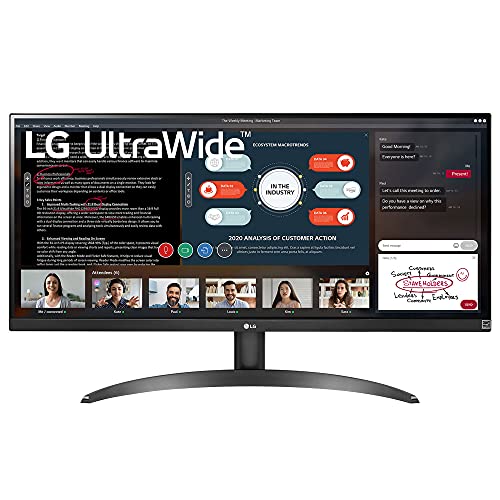LG Monitor 29WQ500 IPS FHD(2560 x 1080) Multi tasks 29 Pulgadas Ultra Wide,100 Hz, 5 ms (GtG), Contrast Ratio de 1000:1, Compatible con AMD Freesync