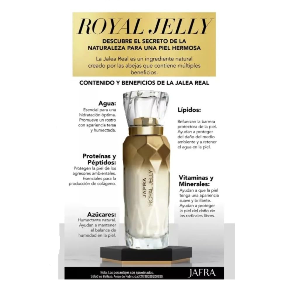 Jafra Royal Jelly Crema Facial Antiarrugas con Jalea Real de 200 ml