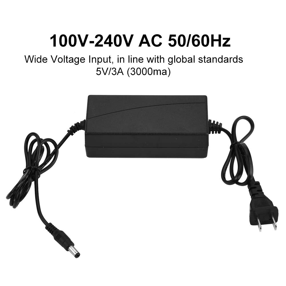 Adaptador de Alimentación de CA a DC 24V 2A Alta Eficiencia Negra para Equipos de Audio y Video Inalámbricos