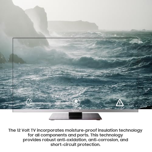 Combo TV Inteligente SYLVOX 22 Pulgadas FHD 1080P Impermeable con ARC, CEC y WiFi