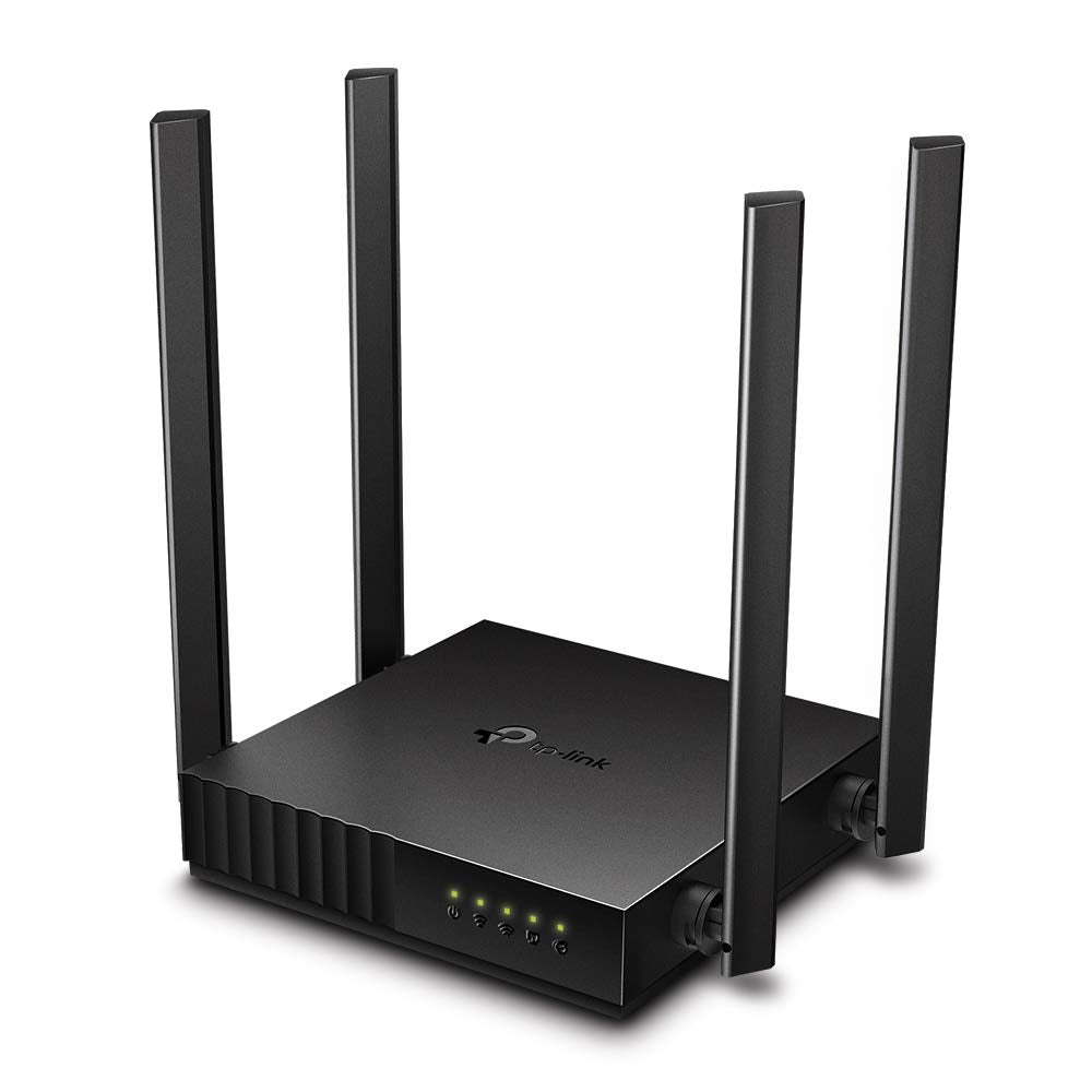 TP-Link Archer C50 Router Wi-Fi de Banda Dual Router Inalámbrico AC1200, 300Mbps en 2.4 GHz y 867 MBps en 5 GHz, 4 Antenas