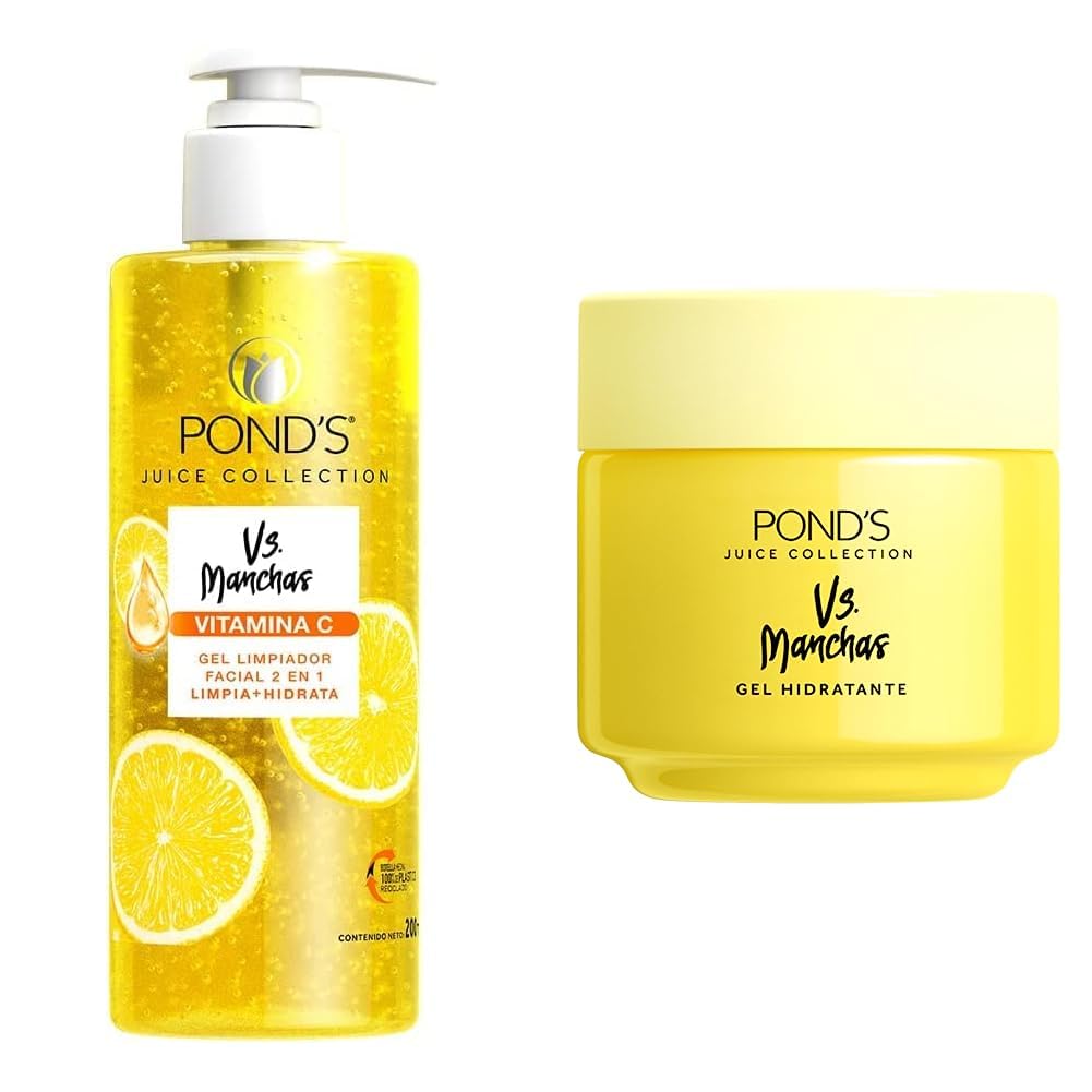 Pond's Limpiador Facial Vs Manchas Vitamina C 200ml + Gel Hidratante Vs Manchas Vitamina C 110g