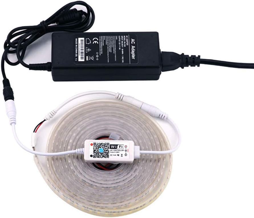 Goldwin Smart - driver de tira de luces LED de un solo color WiFi Bluetooth 5050 2835 caja de control compatible con Alexa Google Home siri (1)
