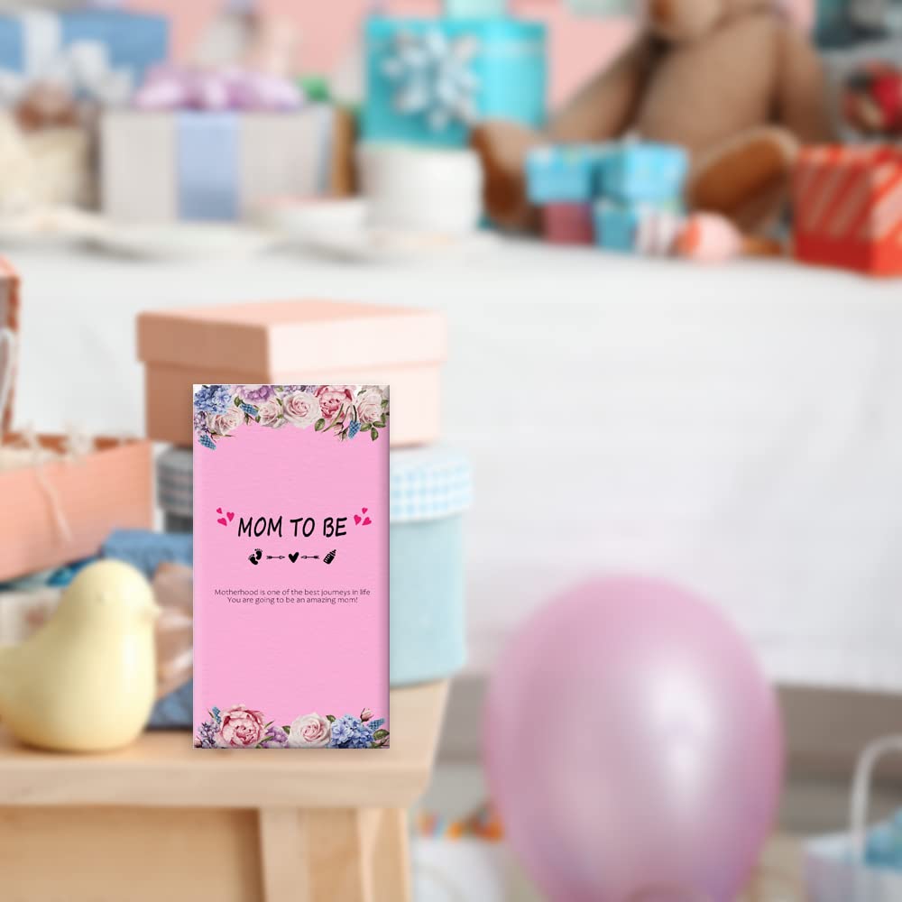 TITTOK - Juego de regalo para el embarazo, regalo para mamá con moneda, regalo para mujeres embarazadas, día de la madre, Rosa+moneda, One Size