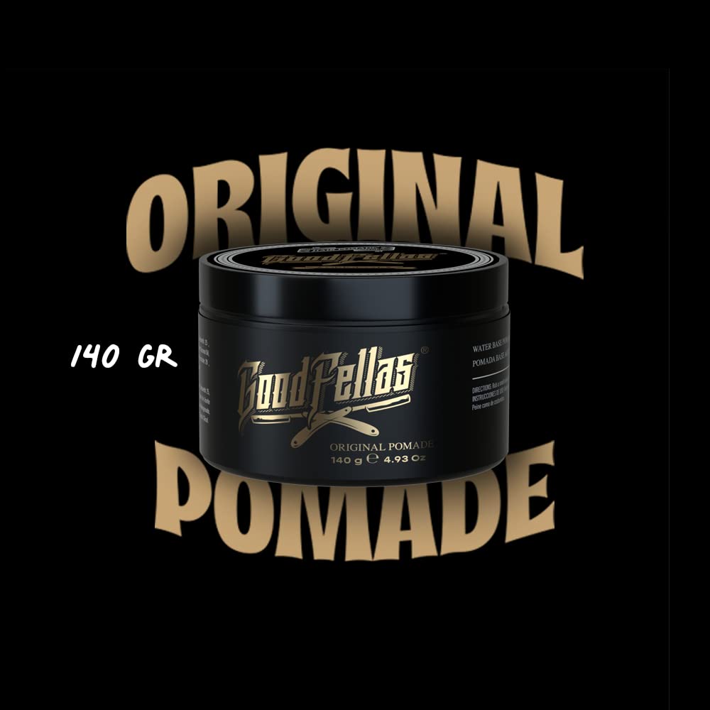 GoodFellas Pomada Original para Cabello de Fijación Media con Base de Agua 140gr Aroma Citrus