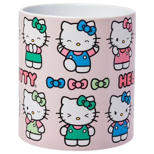 Taza Sanrio Hello Kitty Emociones y Poses 20 Onzas