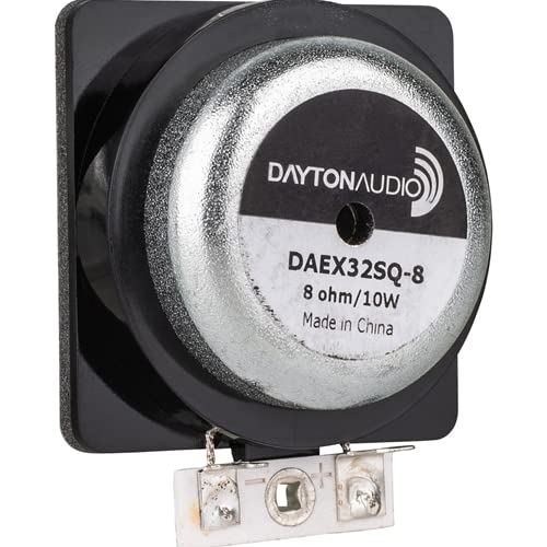 Excitador Dayton Audio 32 mm 10 W 8 Ohmios Cuadrado